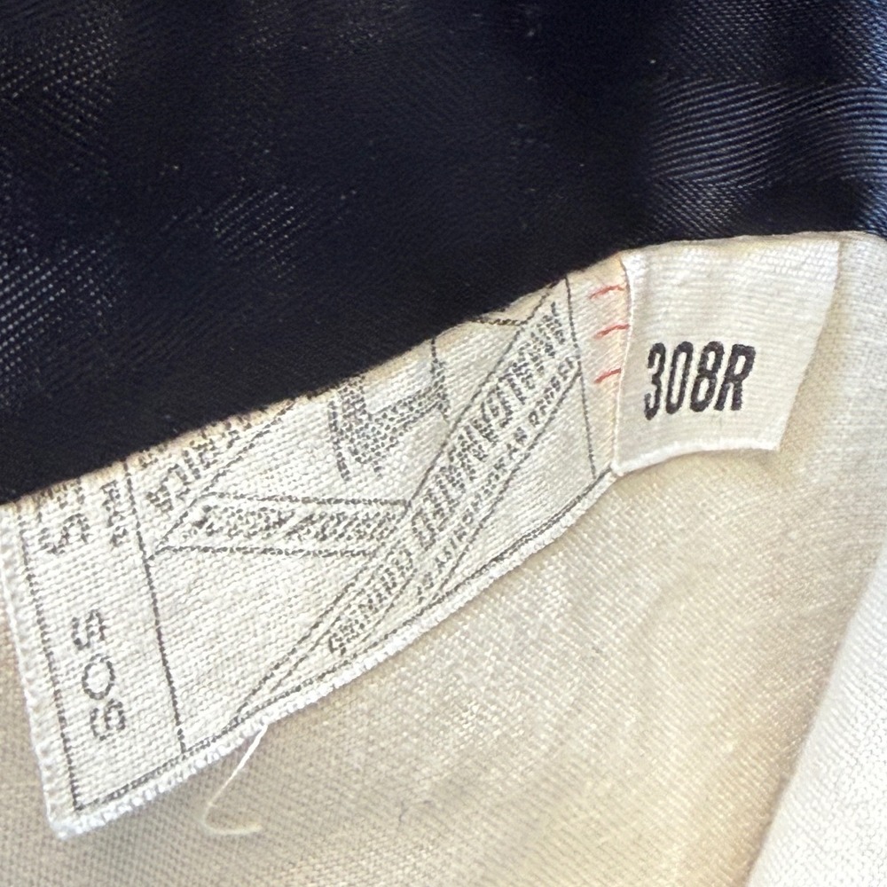Doherty-Lee Tailoring Imported Cashmere Vintage Black‎ Long Coat Classy 38R - Picture 14 of 14